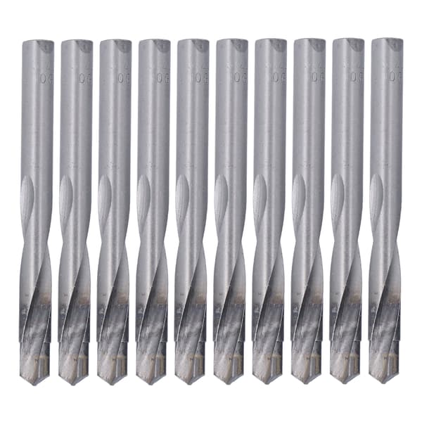 10 st Ändfräs Tungstenstål Hög Hårdhet Slitstark Bred Användning CNC Router Bits