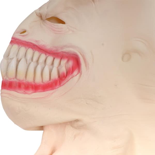 Halloween Clown Devil Demon Ansiktsskydd Skräck Läskig Gagtooth