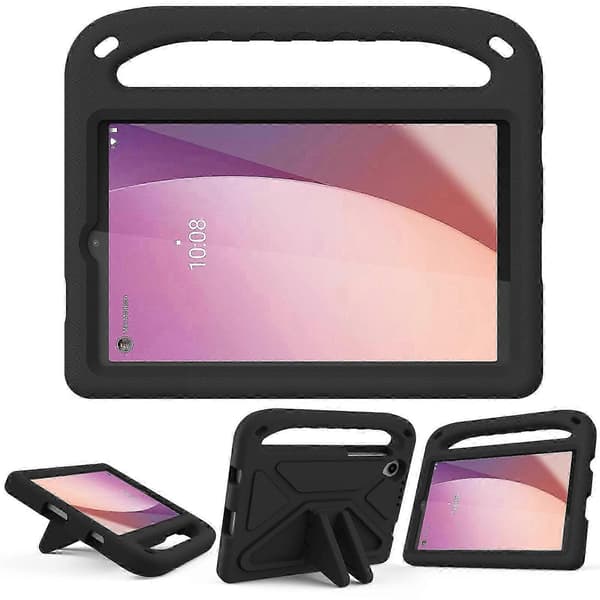 【BQ】Bärbart fodral för Lenovo Tab M8 4:e generationens surfplatta Black