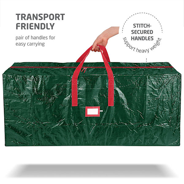 Hhcx-large Christmas Tree Storage Bag - Fits Up To 9 Ft Tall Holiday Artificial Disassembled Trees With Durable Reinforced Handles & Dual Zipper - Wat green 135*34*68cm