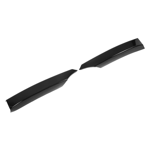 2 stk. Blanke Sorte Forlygte Spoiler Venstre Højre til 1 Serie E82 E88 M‑Tech 2008‑2013