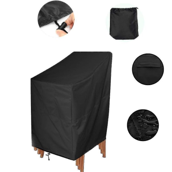 Utendørs stol Coverfurniture Covergarden bordstol Coveroxford vanntett stol Coverdust Cover 120x66x73x84cm