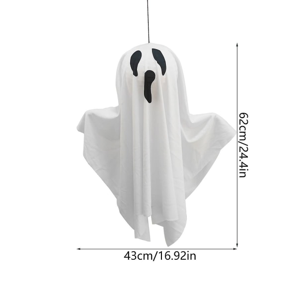 Halloween Ghost and Hanging Imp ulkosisustus-valkoinen Ghost riippuva koriste Style 2