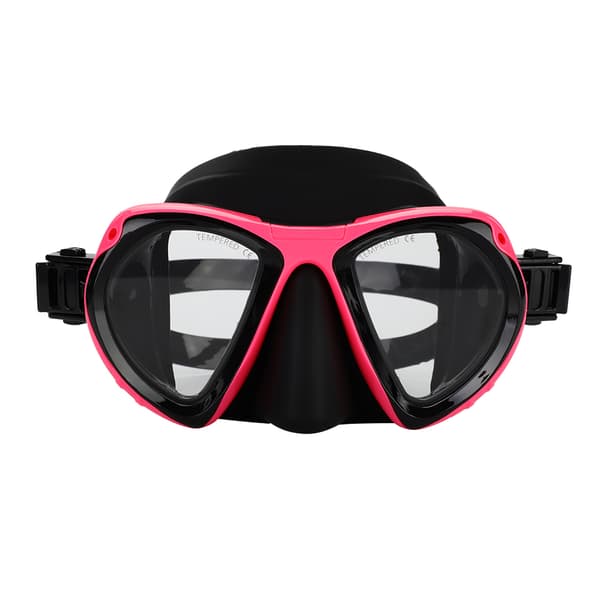 KEEP DIVING Snorkelmaske for voksne Undervannsutstyr Rose Rød
