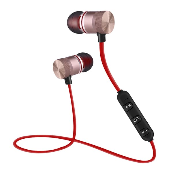Langattomat Bluetooth-urheilukuulokkeet Headset iPhone Androidille - Kulta