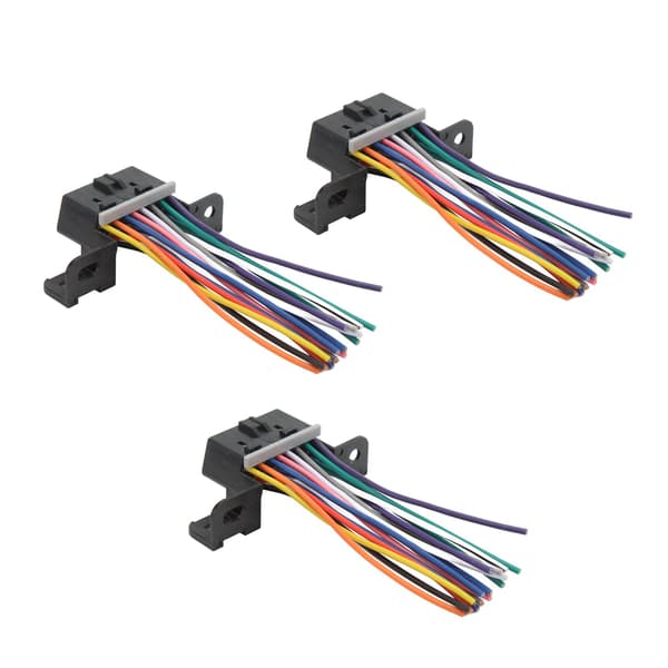 3 stk. 16-benet hun OBD2 kabelstik J1962F diagnostisk kabeladapter til biler