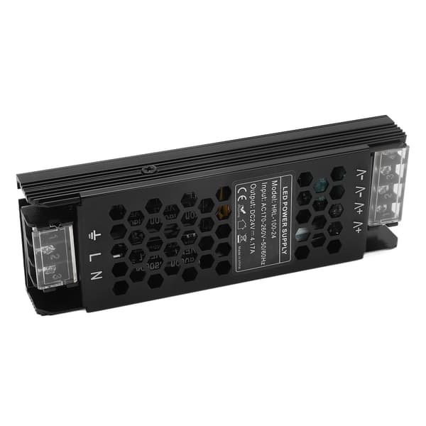 LED Strømforsyning 100W AC 170-260V til DC 24V Konverter til LED Lysstriber