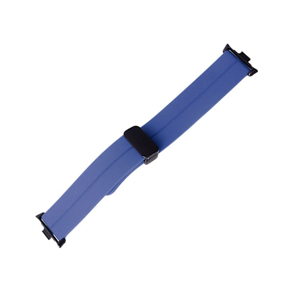 Silikon Magnetisk Foldbar Fleksibel Vandtæt Urrem til Mi Band 8 Pro Blå