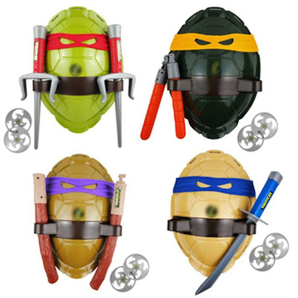 Anime Film Tecknad Ninja Leksaker Action Figur Sköldpaddor Pansar Vapen Leo Raph Mikey Donfigure Cosplay Shell Rekvisita För Barn Present YELLOW 1