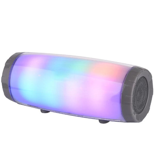 Colorful Lights Trådlös Bluetooth-högtalare Subwoofer Kan Call Card Radio