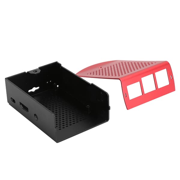 Moderkortskåpa i metall av aluminiumlegering för Raspberry Pi