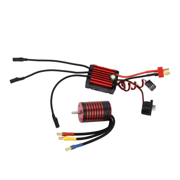 GTSKYTENRC 2838 3700KV Sensorløs Børsteløs Motor Combo med 35A Smart ESC til 1/14 1/16 RC Biler