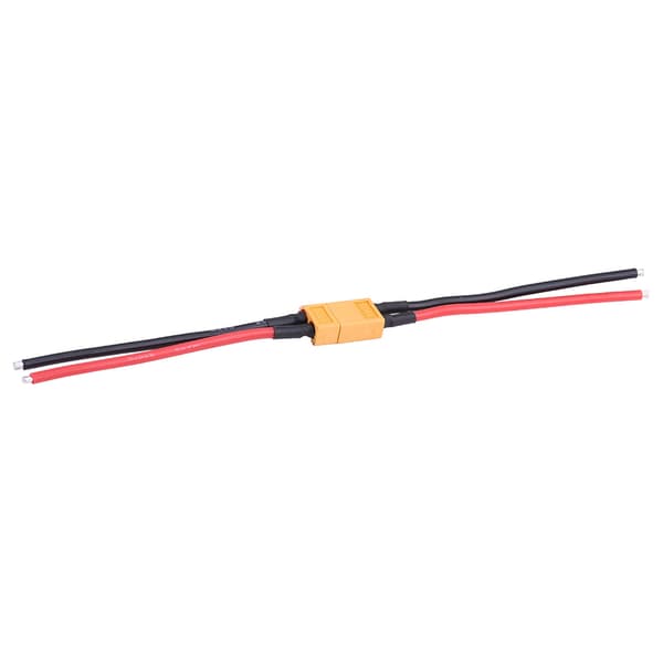 2 stk. XT60-kontaktadapter 14AWG silikonkabel RC-tilbehør