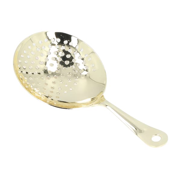 Professionel Cocktail Strainer i Rustfrit Stål Guld Shell Bar Club Restaurant