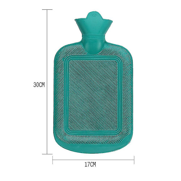 500/1000/1750/2000ml Kannettava kuminen talvi kuumavesipullolaukku käsienlämmitin 500ML