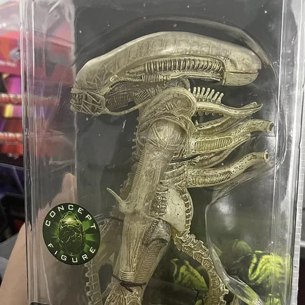 【BQ】NECA Grid Warrior Xenomorph Alien Figur Alien vs Predator Actionfigur Samlermodell Legetøj Jule Fødselsdagsgave Warrior