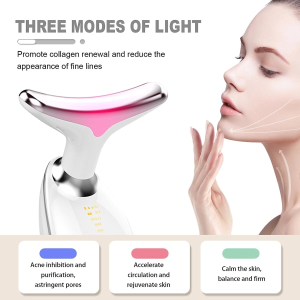 Nakke Massager Til Nakke Linjer Skønhedsinstrument Mikrostrøm Hjem Nakkepleje Instrument