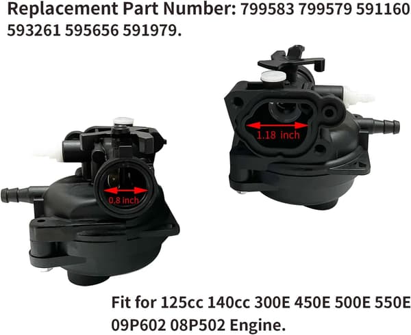 【BQ】Briggs and Stratton Forgasser 799583 590556 591979 595656