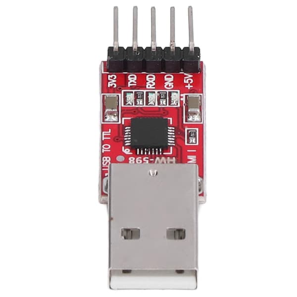 USB til TTL Modul Seriell Konverter Adapter STC Nedlaster Hannhode med Jumperledning