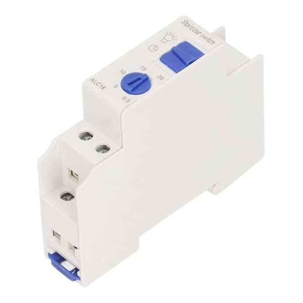 Mekanisk Timer Switch DIN-skena Montering 220-240VAC 16A 0.5-20min Tidsstyrning ALC18