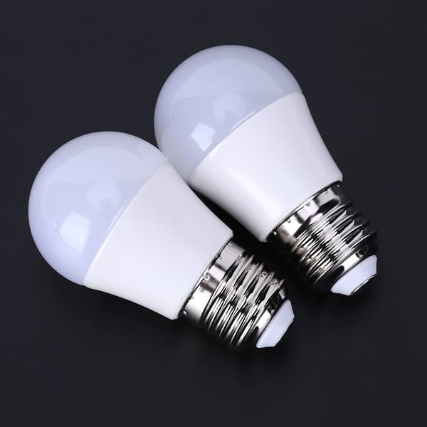 2 st E27 85-265V 5W 5000K LED-lampa med hög ljusstyrka för vardagsrum och sovrum