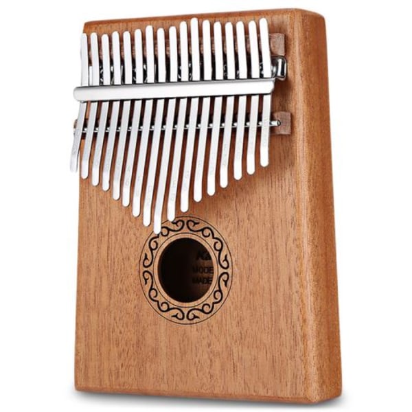 17 Key Portable Piano Kalimba med tuner og guide