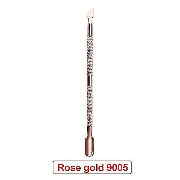 Dobbel ende Sølv Nail Cuticle Stick Manikyrverktøy Dual Ended Remove Polish|cuticle pushere