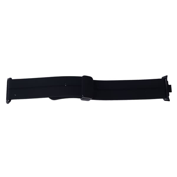 Silikone Magnetisk Foldbar Fleksibel Vandtæt Urrem til Mi Band 8 Pro Sort