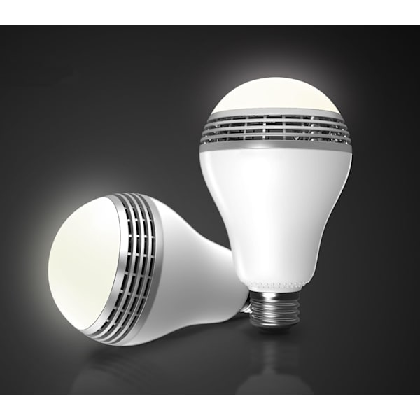 Den nya Bluetooth glödlampa högtalare, trådlös E27 Smart LED glödlampa lampbelysning med RGB färgbyte musikspelare smartphone app kontrollerad