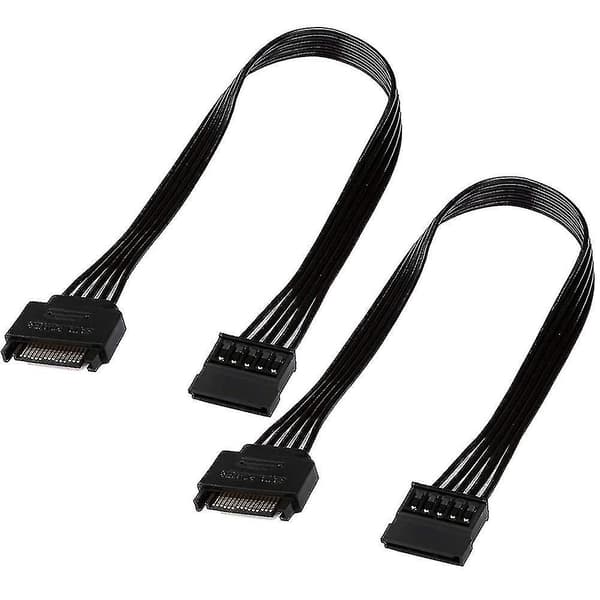 【BQ】1 stk Sata forlængerkabel, 15 ben Sata til hun forlængerkabeladapter til Dr