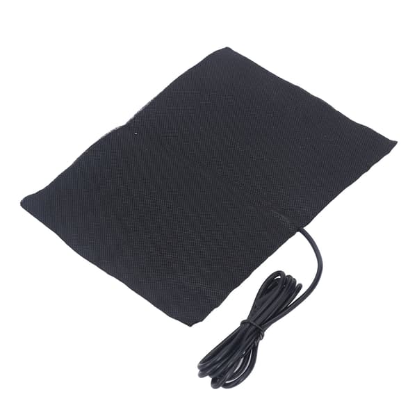 USB elektrisk värmedyna kolfiber vikbar 60C uppvärmd midjedyna DC5V 15x20cm