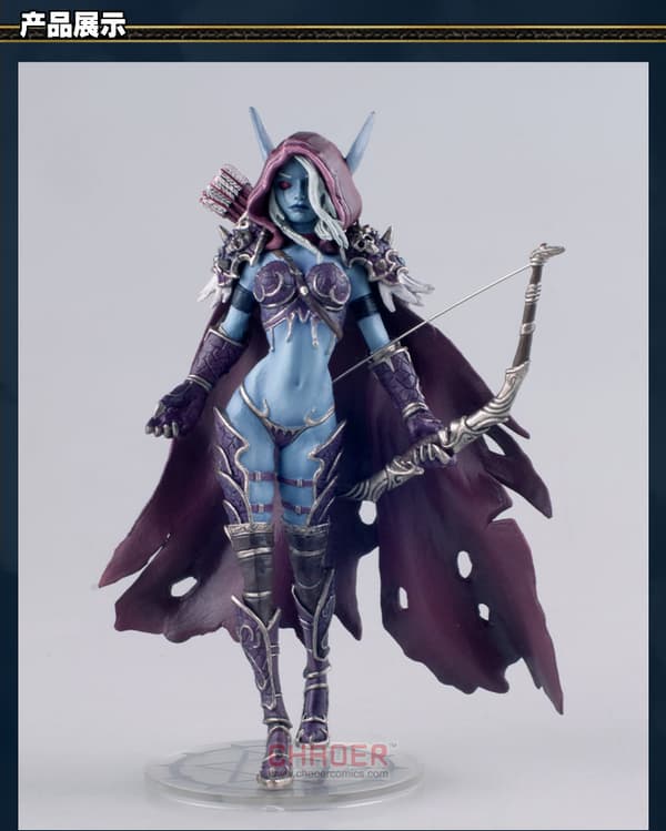 【BQ】World of Warcraft 7-tommer Sylvanas Windrunner, Dronningens Håndmodel