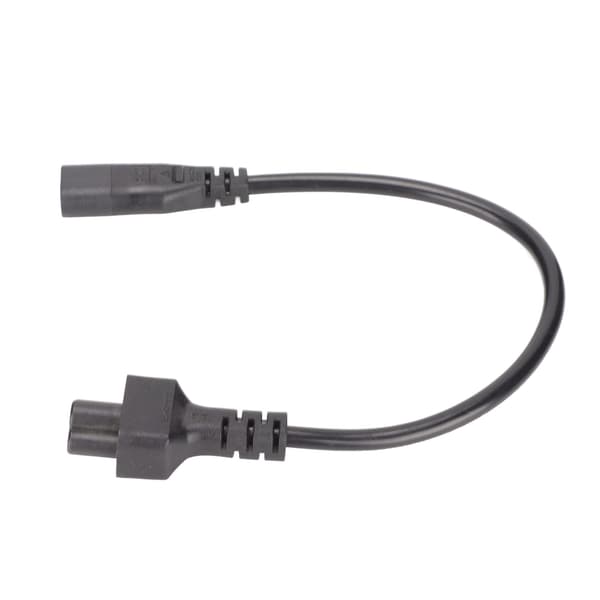 Universal strömadapterkabel - IEC320 C8 till C5, 3-stifts kompatibel bärbar dator