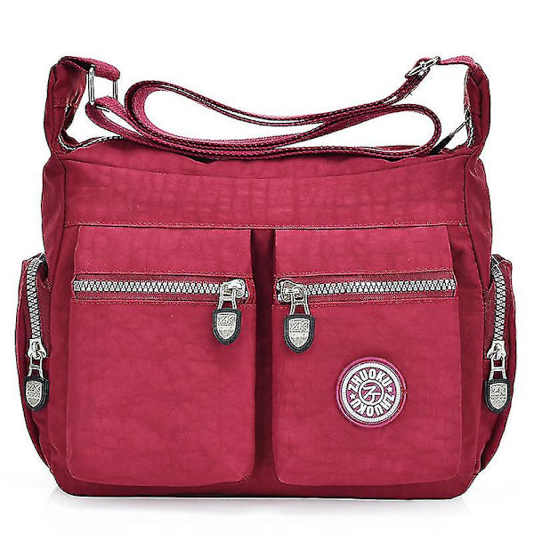 Naisten Laukut Kukkarot Nylon Laukku Kangaslaukku Olkalaukku Crossbody Käsilaukku Black