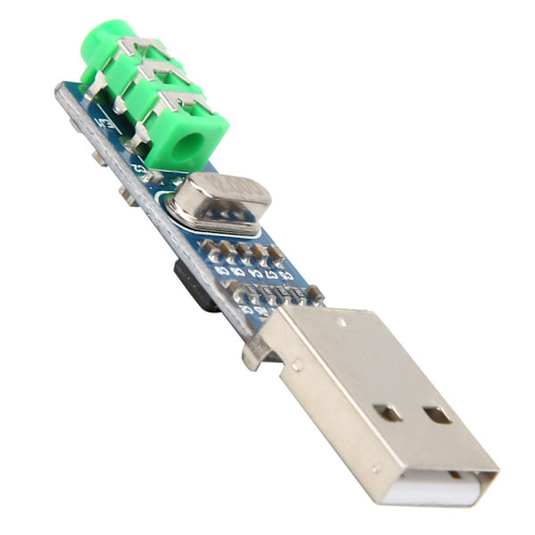 5V Mini USB DAC Dekoder PCM2704 USB Ljudkort Analog DAC Dekoderkort PCM2704
