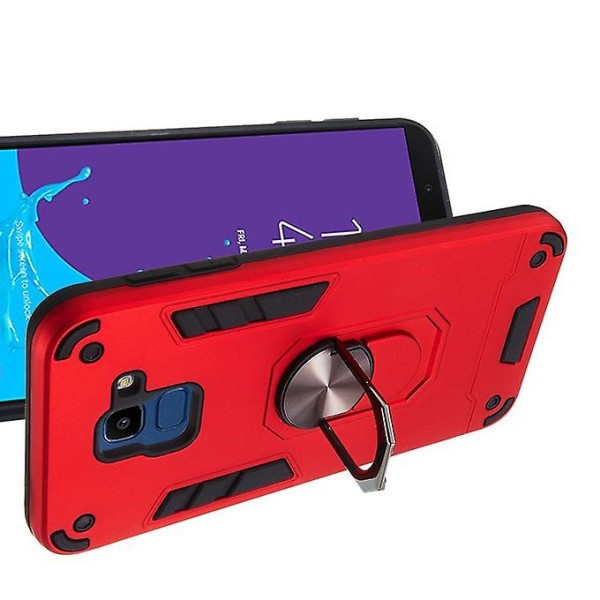 För Samsung Galaxy J6 (2018) Case(röd)
