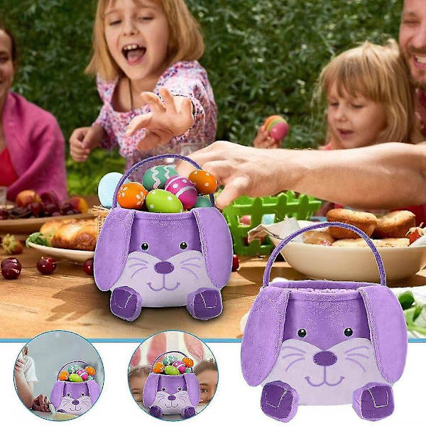 Påsk Godiskorg Förvaringskorg Barngåvor purple