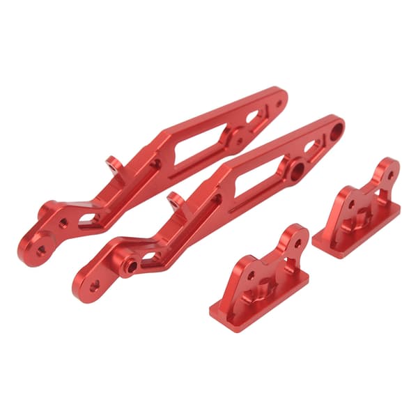 Bagvingemontering i aluminiumslegering til ARRMA 1/7 1/8 RC-biler rød