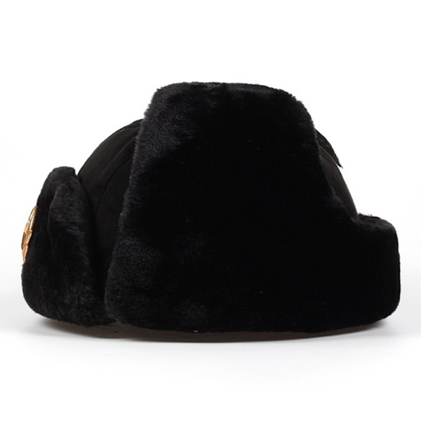 Russisk Ushanka Bomber Pilot Hat Vinterøreklapper Varm Hue