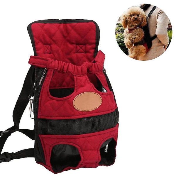 Pet Carrier Ryggsäck, justerbar Pet Front Cat Hund Carrier