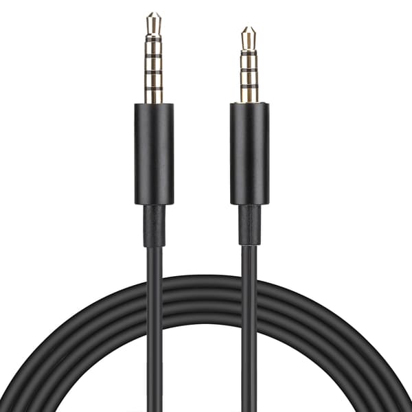 TPE Sort Bærbart Gaming Headset Hovedtelefon Lydkabel med 3.5mm Stik til Logitech Astro A10/A40/A30/A50 Med tuning
