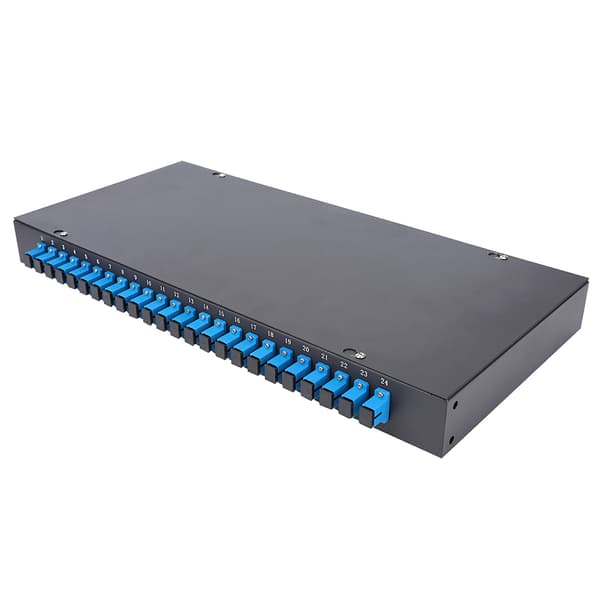 Optisk Fiberkopplingsbox 24 Core 24 Port Fiber Patch Panel SC-kontakt