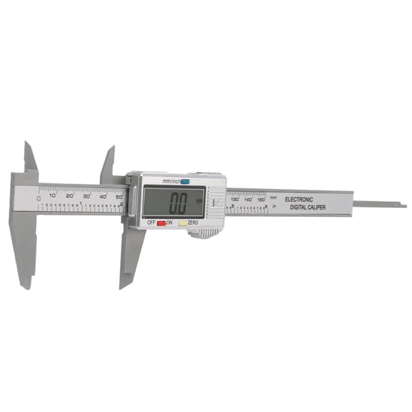 Digital Vernier Caliper Plastik Elektronisk Stor LCD-skærm Display Caliper til Differentialmåling