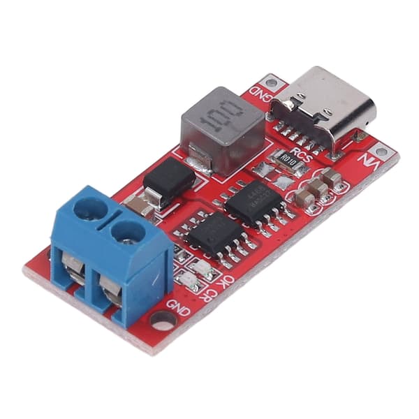 3S Akkulaturi Type C Step Up Boost -moduuli PCB DC 3-6V 1A Invertterikortti