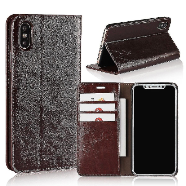 Hhcx-leather Wallet Flip Cover(red)