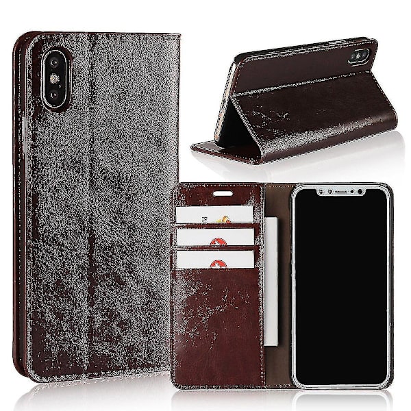 Hhcx-leather Wallet Flip Cover(red)