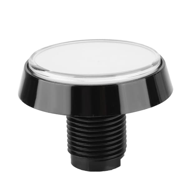 Stor rund LED-belyst tryckknapp - 60 mm diameter - arkadspelsmaskin