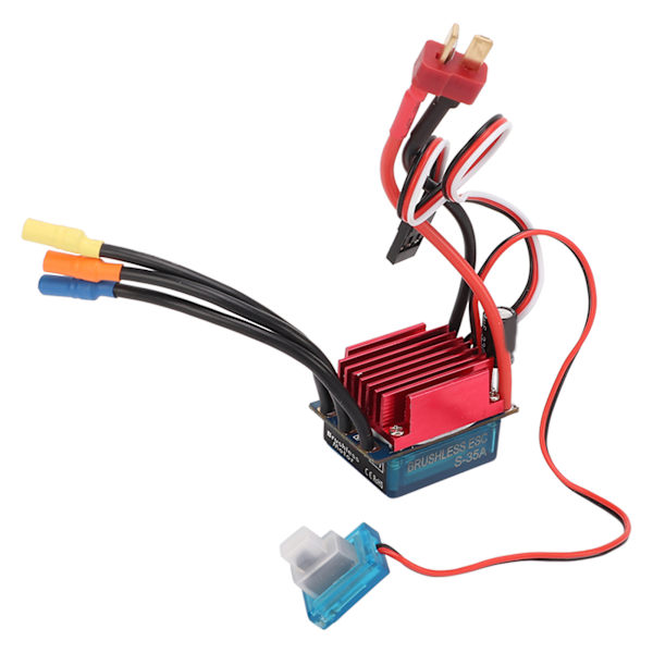 4500KV Børsteløs Motor 35A ESC Programmerbart Sett for 1/14 1/16 RC Bil