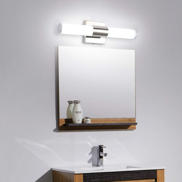 Badrumslampe, 16W krom LED spegellampe