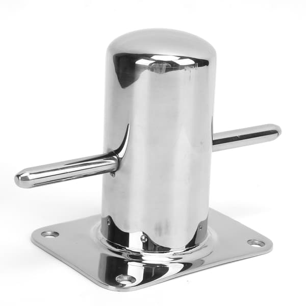 316 Rustfritt Stål Kraftig Enkel Fortøyningspullert Kryss Pullert Kloss Marine Hardware 120MM